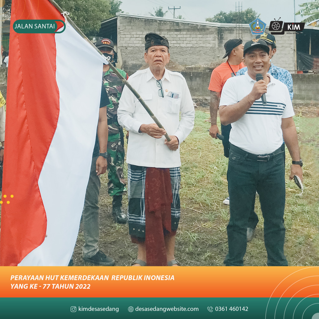PERAYAAN HUT KEMERDEKAAN REPUBLIK INDONESIA YANG KE 77 TAHUN 2022 DI DESA SEDANG